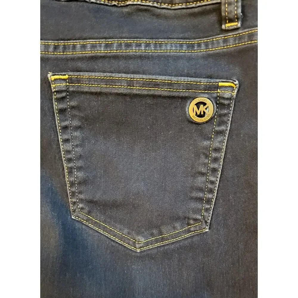 Michael Kors Women’s Size 14 Izzy Skinny Jeans Blue Denim Stretch Mid Rise Class